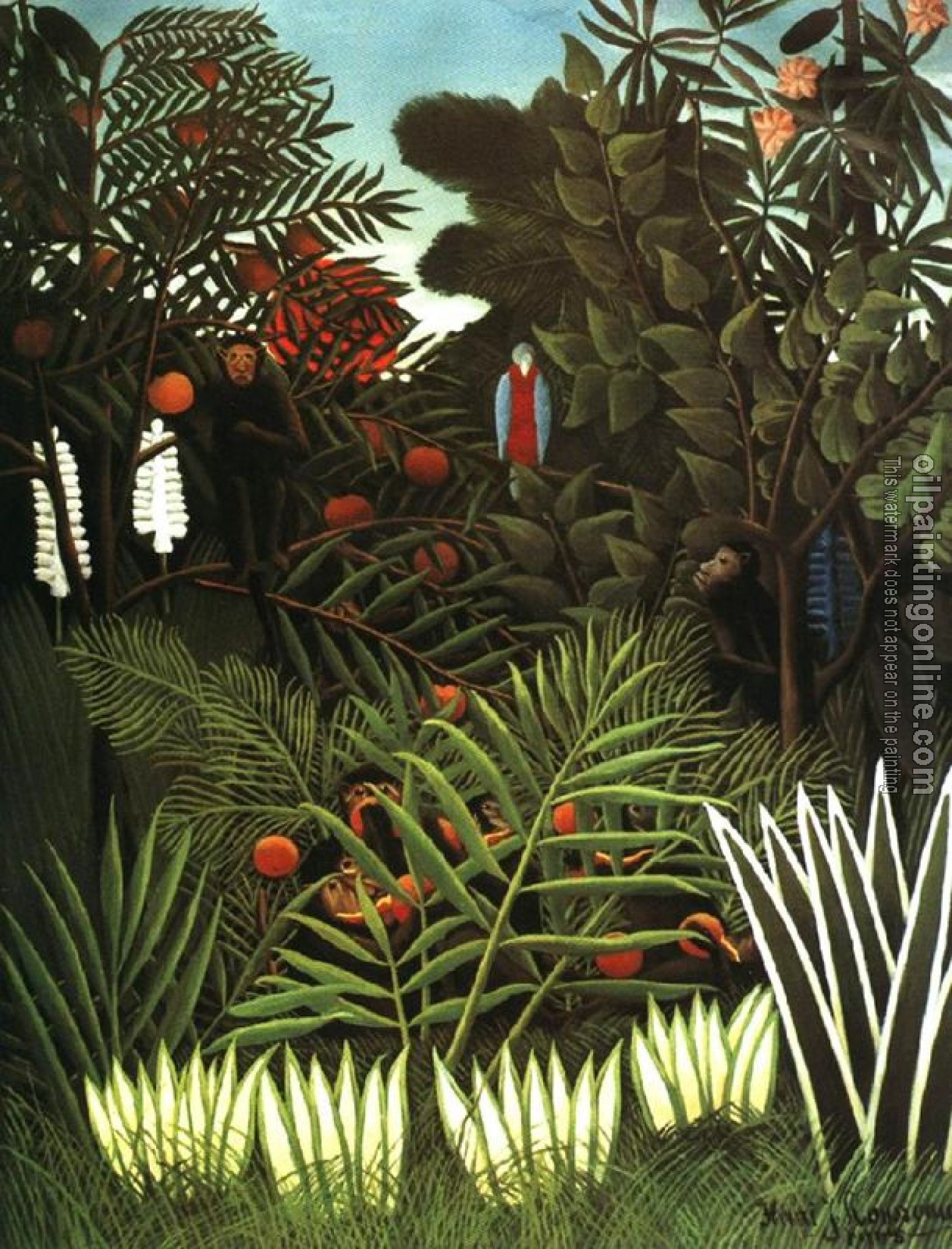 Henri Rousseau - Exotic Landscape II